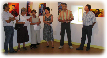 Exposition à Montaut-les-Crénaux durant l'été 2006