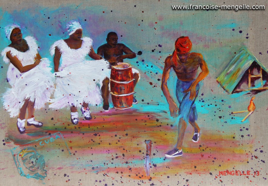 El Palenque de los Cimmarones" : danseurs afro-cubains