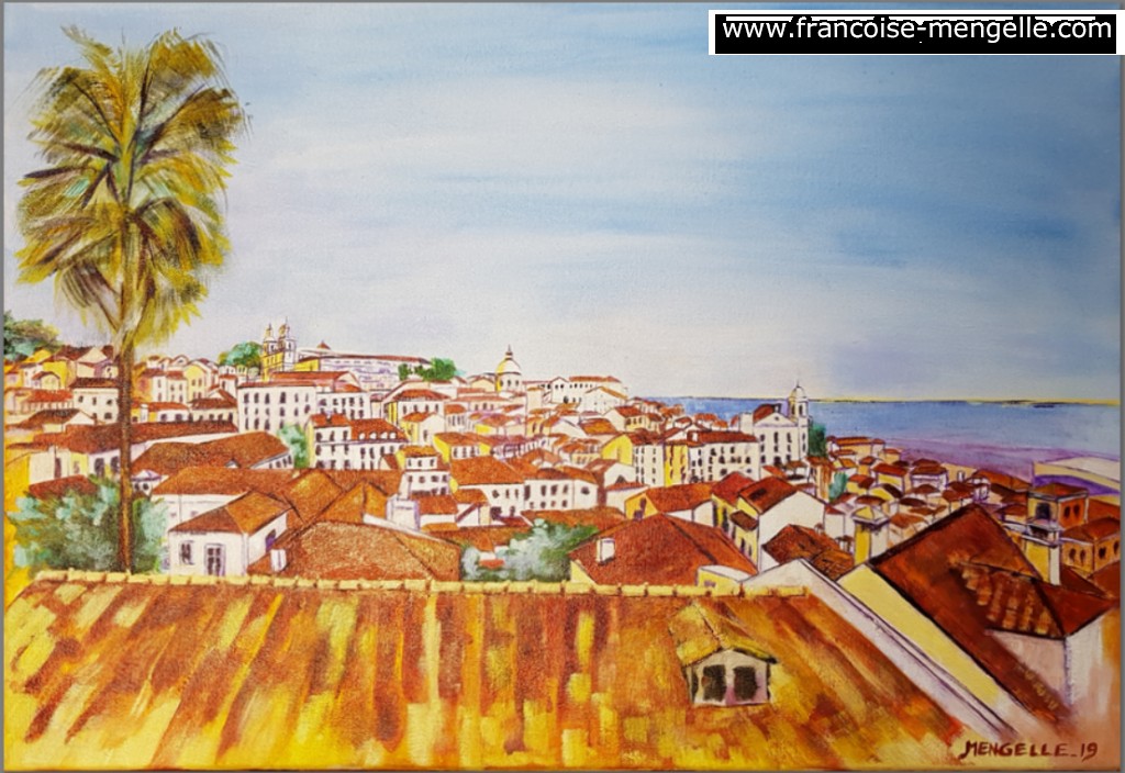 L'Alfama et les toits de Lisbonne