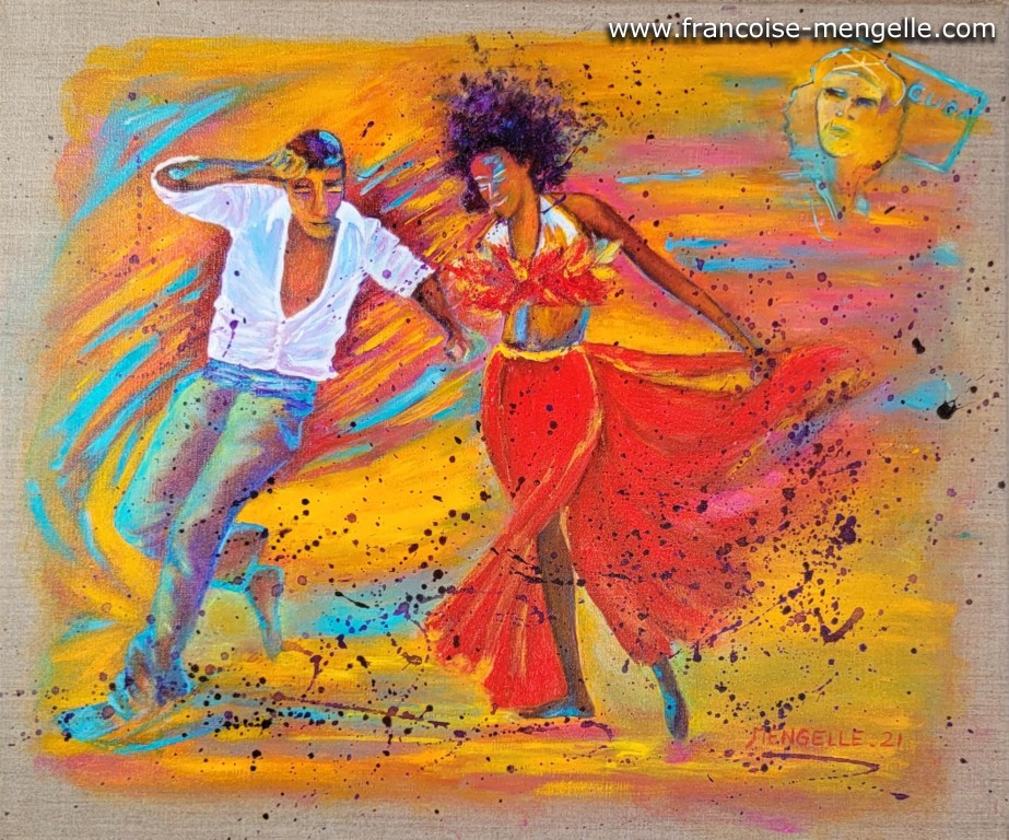 Les danseurs de salsa (n° 1 bis)