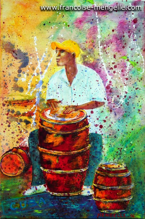 Musicien de rue à Cuba